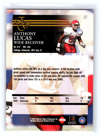 2000 Collector's Edge EG #97 Anthony Lucas