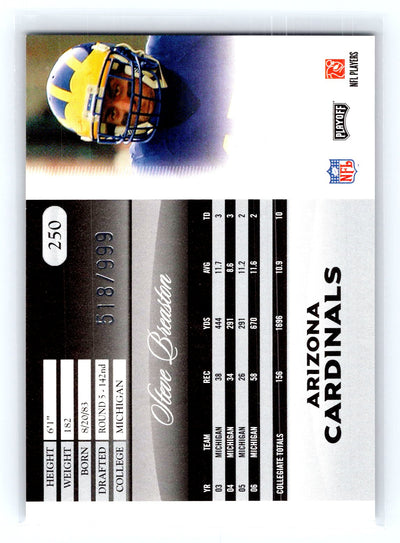 2007 Playoff Prestige #250 Steve Breaston Draft Picks Light Blue #/999