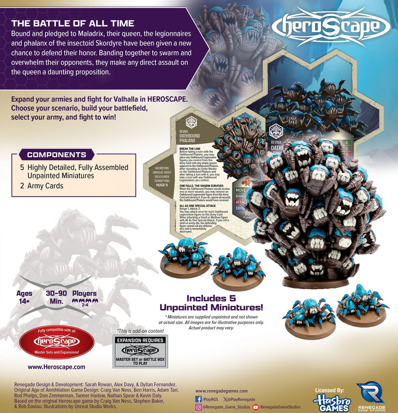 Heroscape: Rising Tide - Oathbound Phalanx & Legionnaires Army Expansion