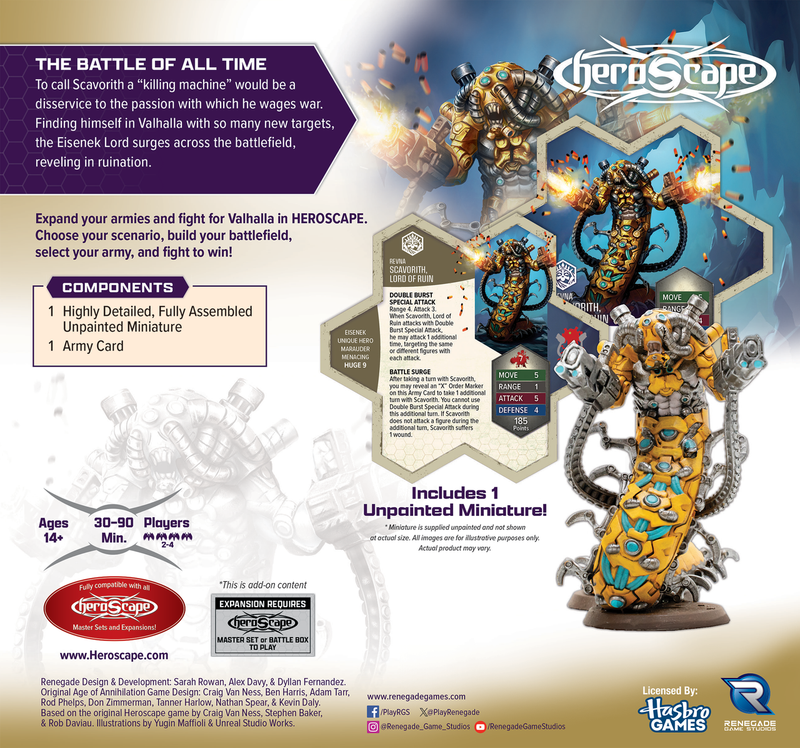 Heroscape - Scavorith Lord of Ruin Army Expansion