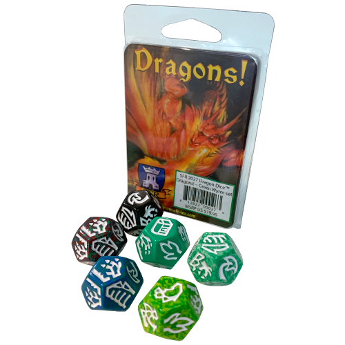 Dragon Dice: Dragons! Expansion - Green Wyrm Set
