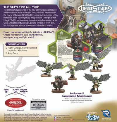 Heroscape: Rising Tide - Wing Commander Harrigan Army Expansion