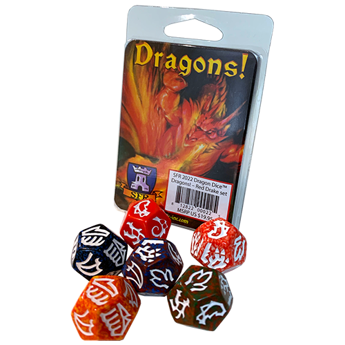 Dragon Dice: Dragons! Expansion - Red Drake Set