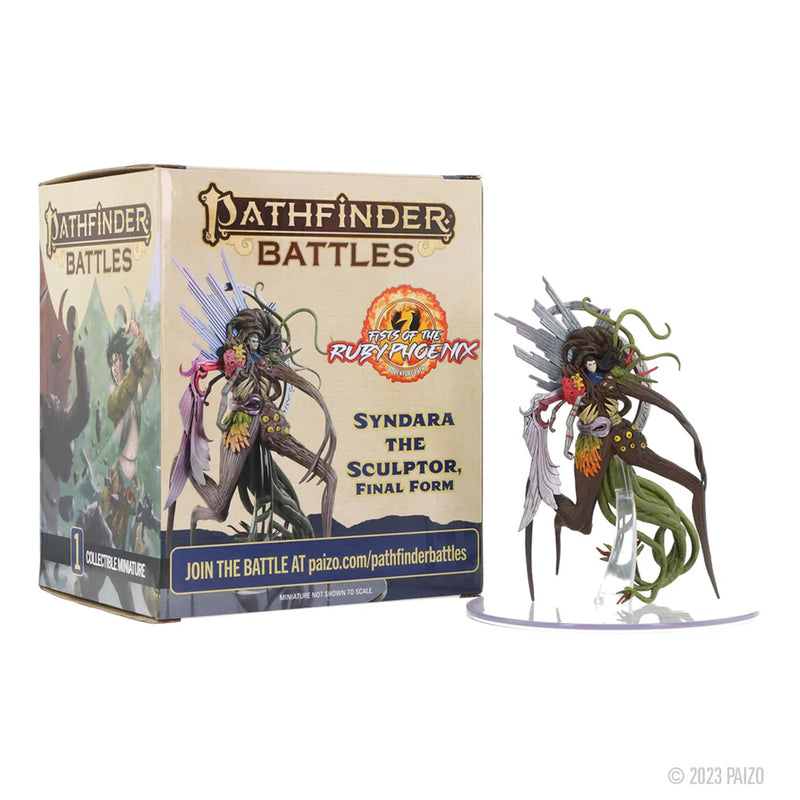 Pathfinder Battles: Fists of the Ruby Phoenix - Syndara the Sculptor Final Form Boxed Figure