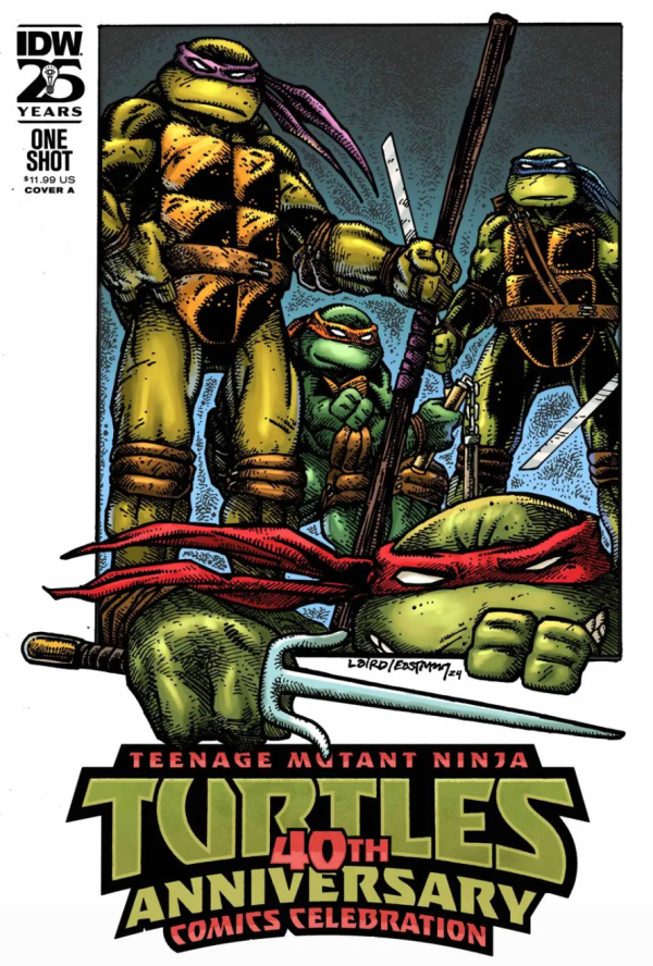 Teenage Mutant Ninja Turtles: 40th Anniversary Comics Celebration Cover A Laird & Eastman