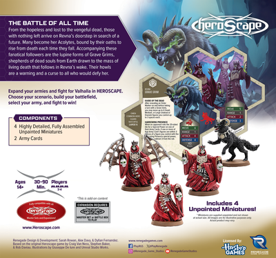 Heroscape - Revnan Acolytes and Grave Grim Army Expansion
