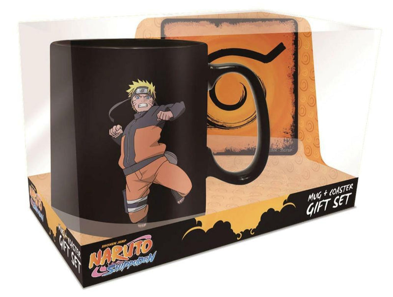 Naruto Shippuden Clone Jutsu Magic Mug and Coaster Set