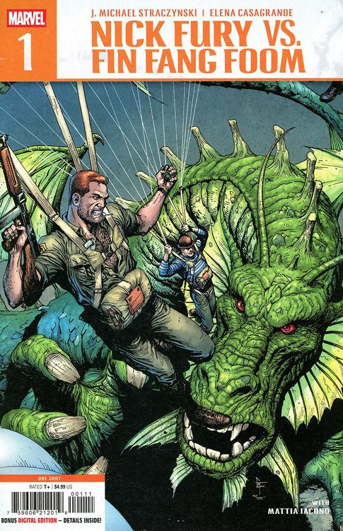 Nick Fury vs. Fin Fang Foom 