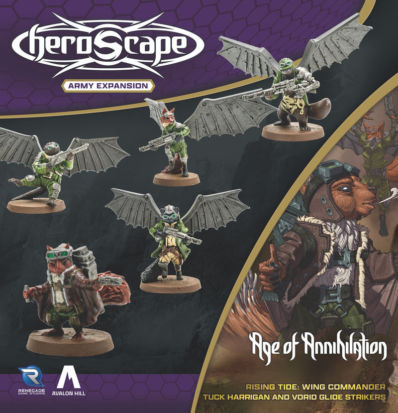 Heroscape: Rising Tide - Wing Commander Harrigan Army Expansion