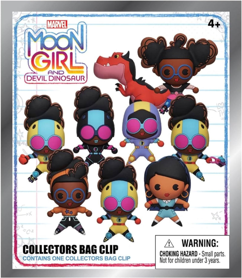 Moon Girl & Devil Dinosaur 3D Foam Bag Clip Blind Mystery Pack