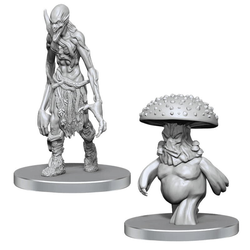Pathfinder Battles Deep Cuts Unpainted Miniatures Myceloid & Grimstalker