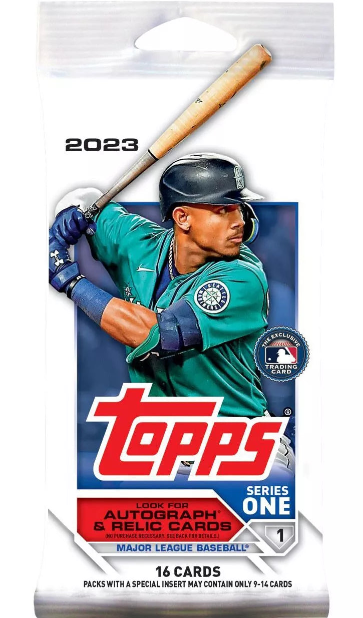 Topps 2023 Series 1 Baseball Trading Card Retail Pack