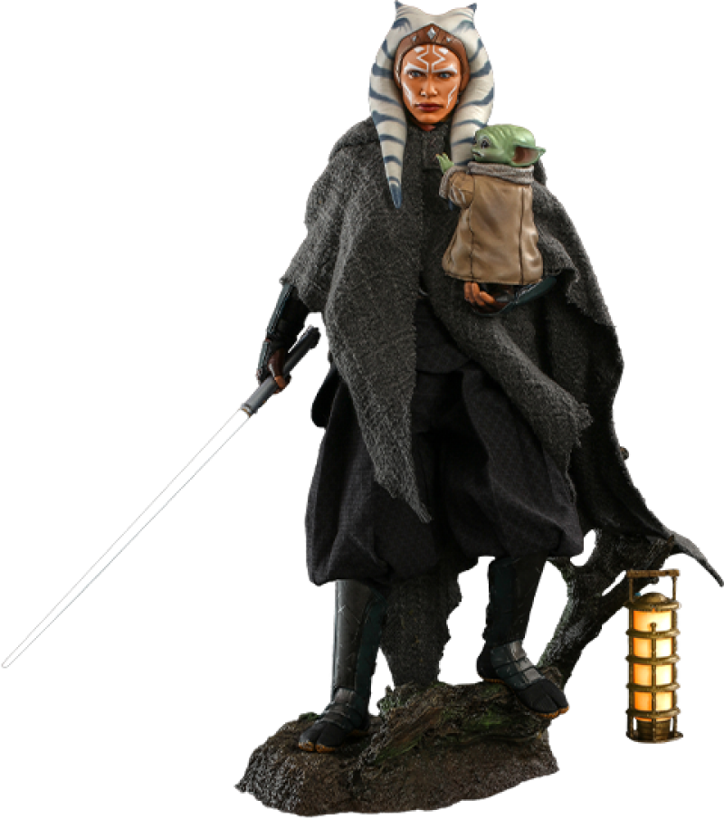 Hot Toys Star Wars Ahsoka Tano and Grogu Sixth Scale Collectible Figure Set