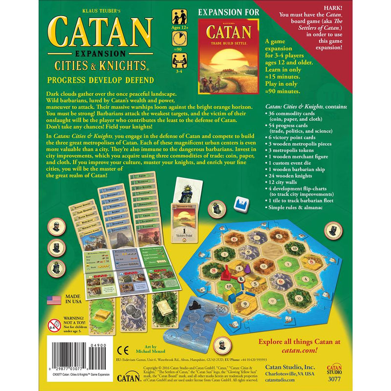 Catan: Cities & Knights Expansion