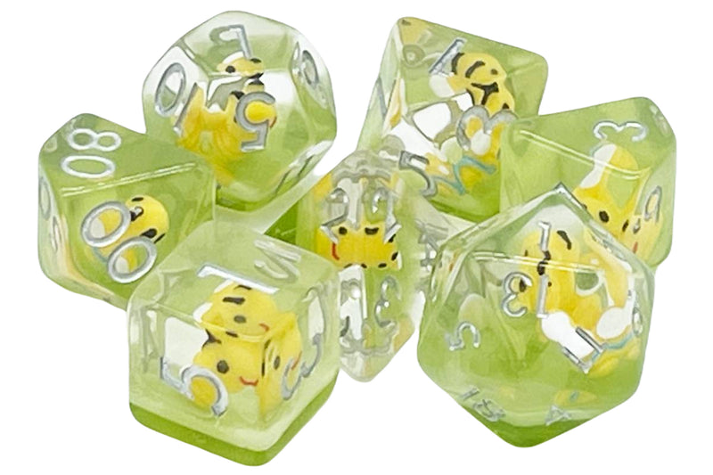 Animal Kingdom - Baby Bumblebee 7 Piece RPG Dice Set