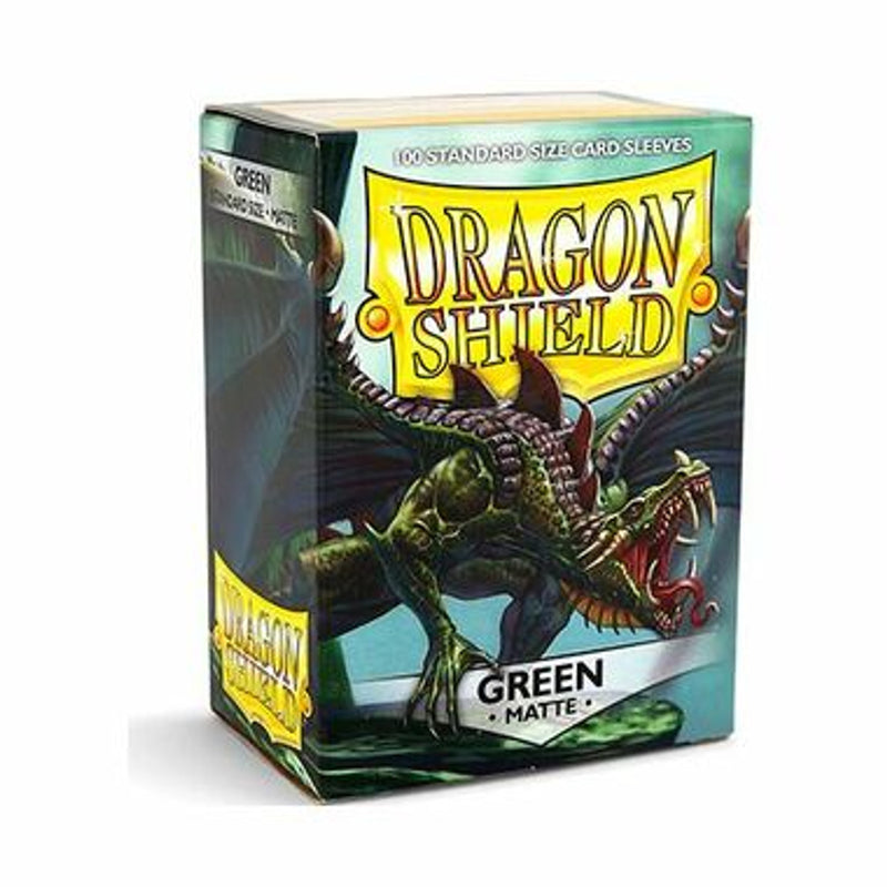 Dragon Shield Matte Green Standard Size Card Sleeves (100 count)