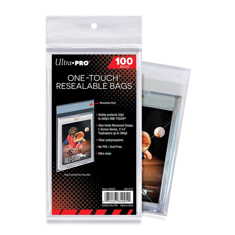 Ultra Pro One -Touch Resealable Bags (100)