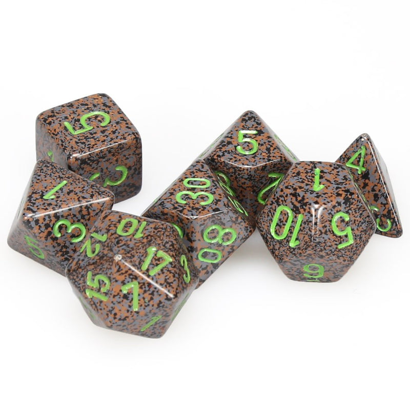 Speckled Earth Poly 7-Die Set