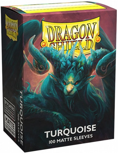 Dragon Shield: Matte Card Sleeves (100): Turquoise