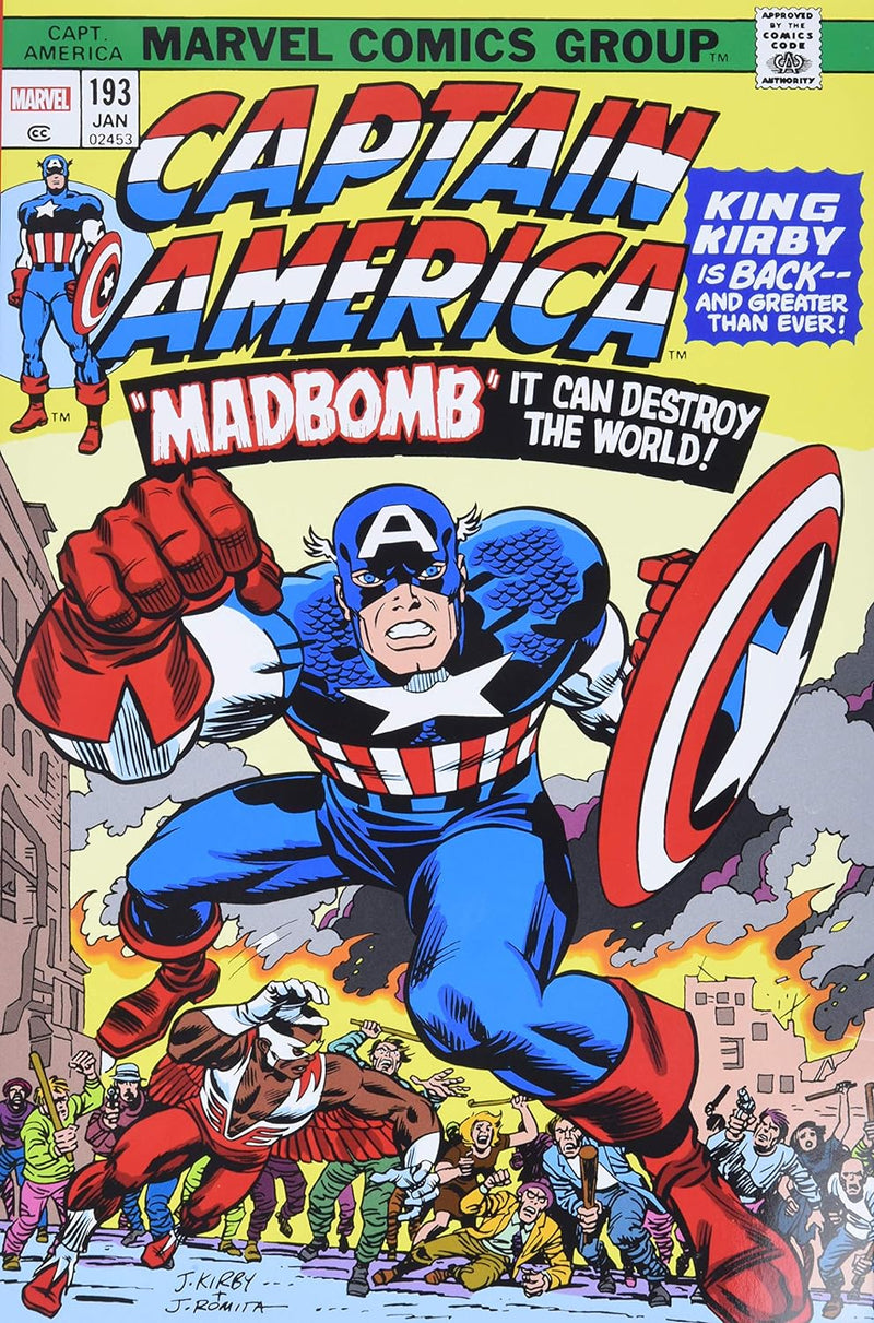 Captain America By Jack Kirby Omnibus Hardcover Madbomb Cover New Printing