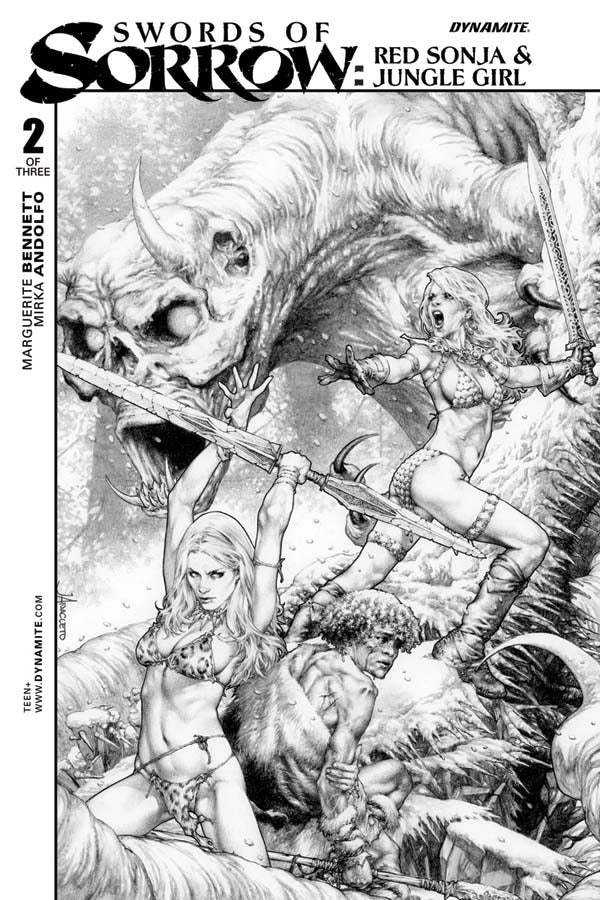 Swords of Sorrow Red Sonja and Jungle Girl 