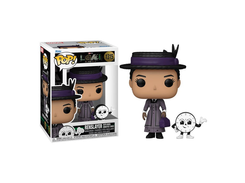 Pop And Buddy Loki Season 2 Renslayer with Miss Minutes Vinyl Figure