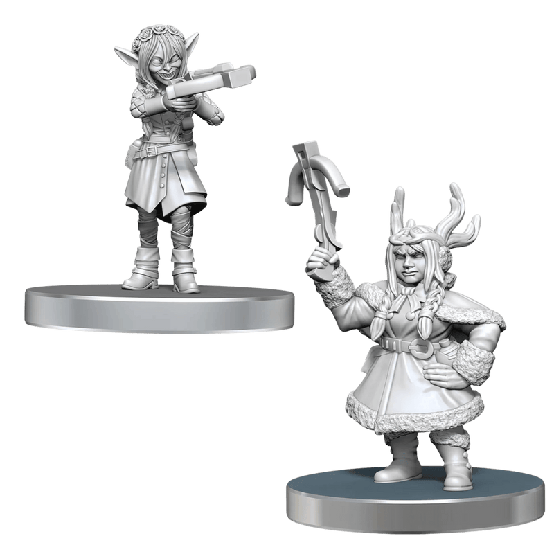 Critical Role Unpainted Miniatures Veth Brenatto & Nott the Brave