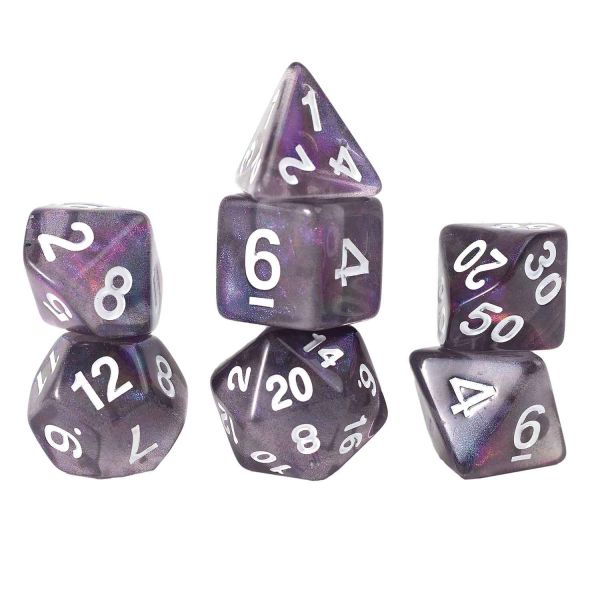 RPG Dice Set (7): Treasure Series - Amethyst