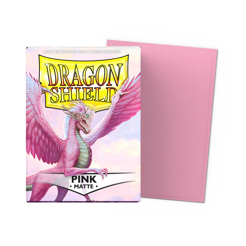 Dragon Shield Matte Pink Sleeves