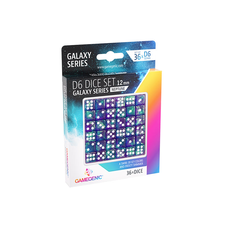 Galaxy Series - Neptune - D6 Dice Set 12 mm (36 count)