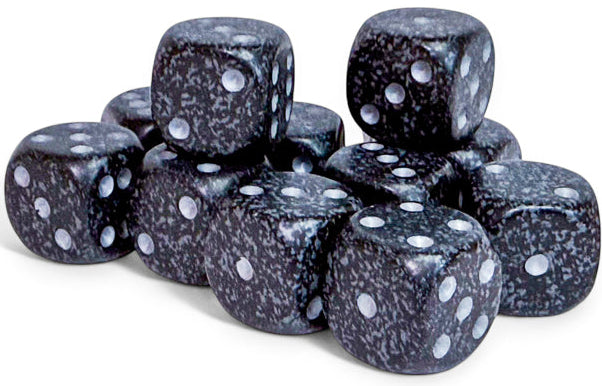 Speckled 16mm D6 Ninja Dice Set (12)