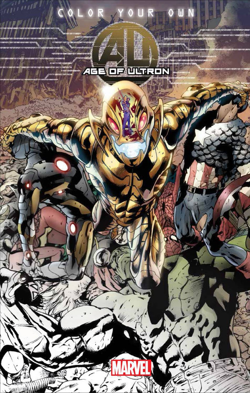 Color Your Own Age of Ultron Coloring Book TP