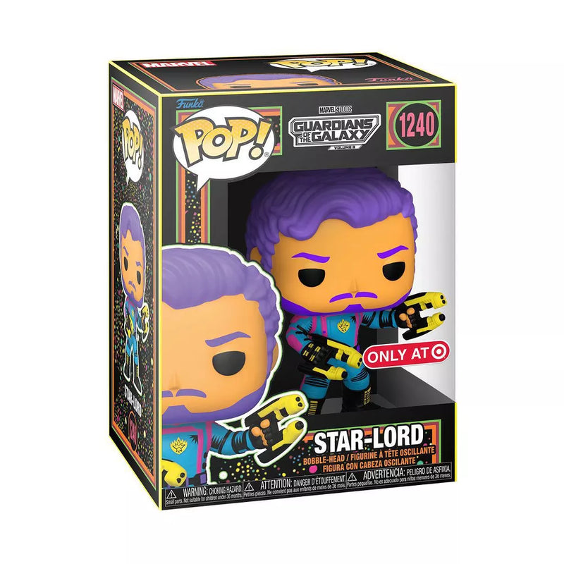 POP! Guardians of The Galaxy: Volume 3 - Star-Lord (Blacklight) (Target Exclusive)