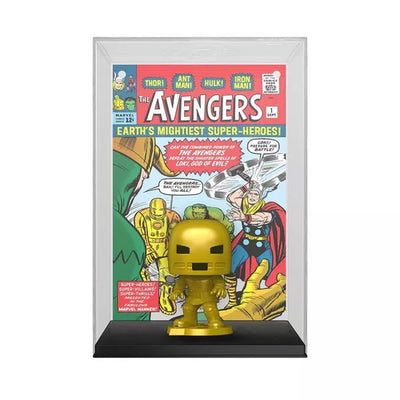 Pop Comic Cover Marvel Avengers #1 Iron Man Target Exclusive Vinyl Figure