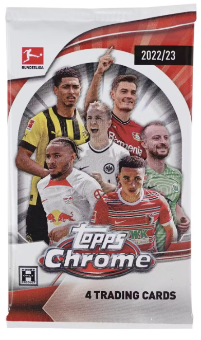 2022/23 Topps Chrome Bundesliga Soccer Hobby Pack