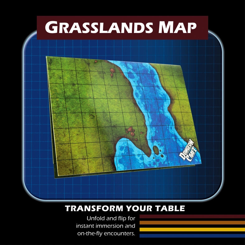 Dungeon Craft Battlemap Grasslands Pack