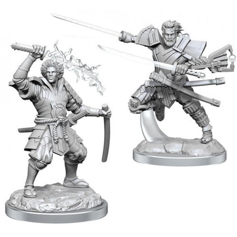 Magic The Gathering Unpainted Miniatures Raiyuu & Isshin