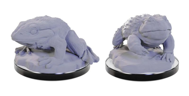 WizKids Deep Cuts Unpainted Miniatures Giant Frogs