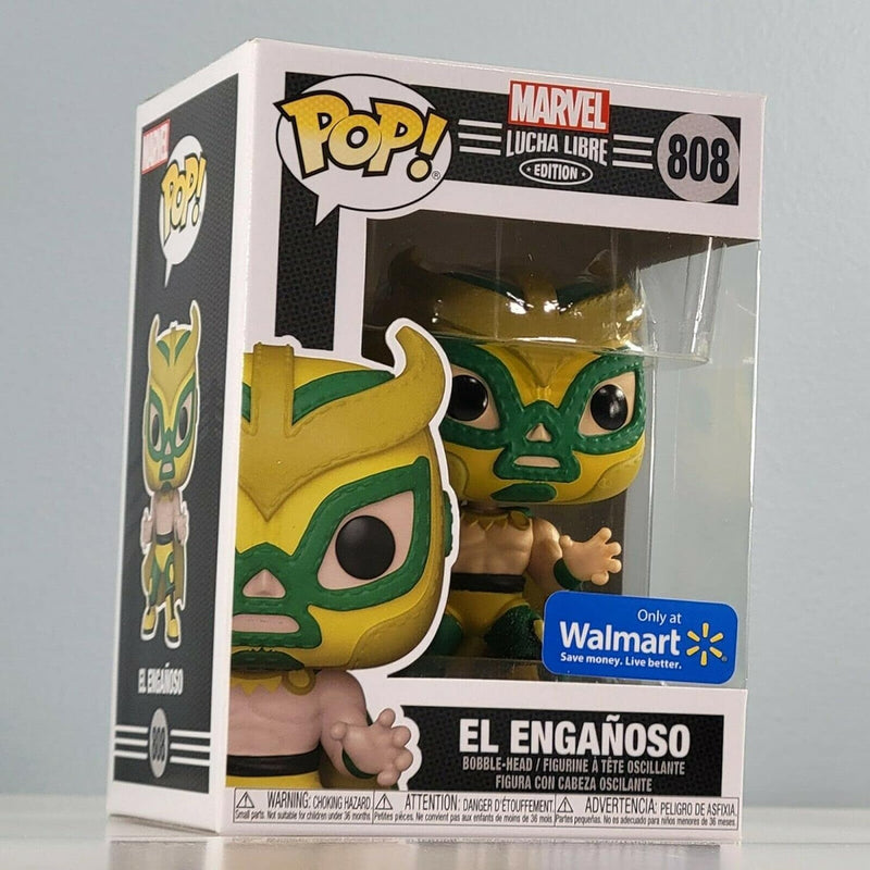 POP! Marvel Lucha Libre- El Enganoso (Loki) Vinyl Figure (Walmart Exclusive)