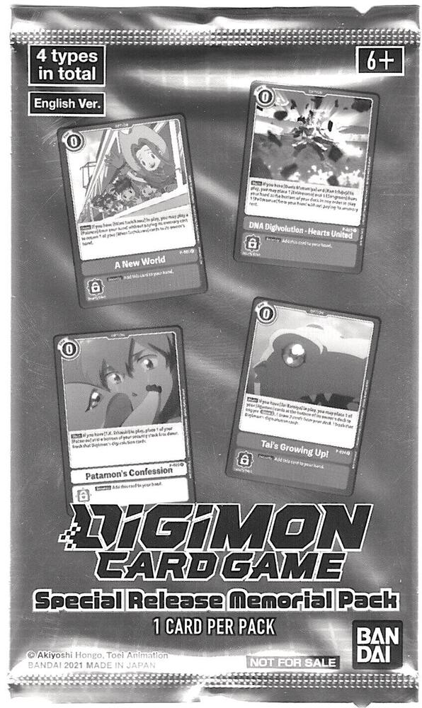 Digimon Special Release Memorial Pack