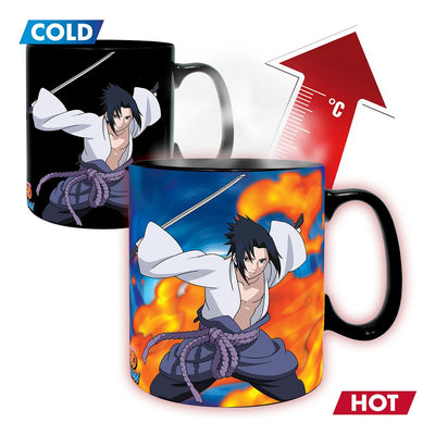 Naruto Shippuden Naruto & Sasuke Magic Mug and Coaster Set