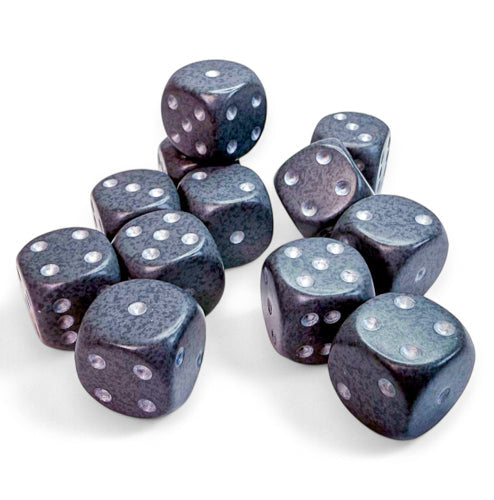 Speckled 16mm d6 Dice Set - Hi-Tech (12)
