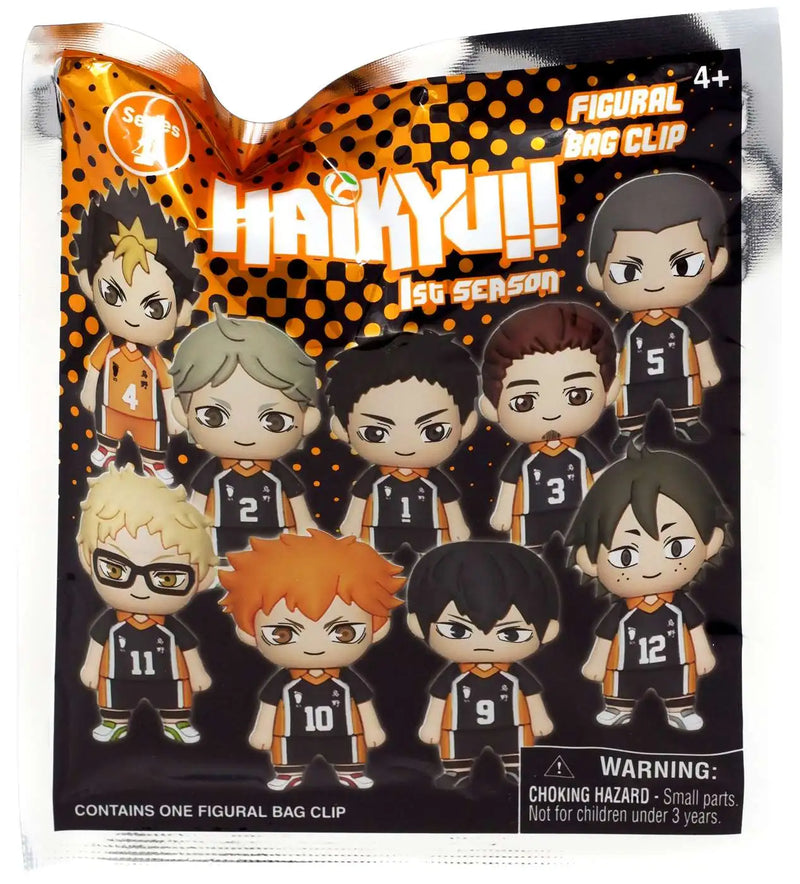 Haikyuu 3D Foam Bag Clip Blind Mystery Pack