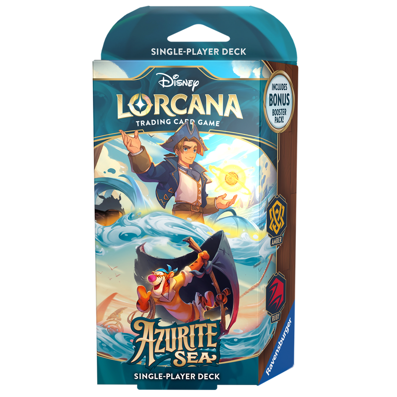 Disney Lorcana Azurite Sea - Amber and Ruby Starter Deck