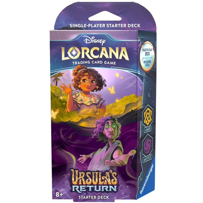 Disney Lorcana TCG Ursula`s Return - Starter Deck - Amber And Amethyst