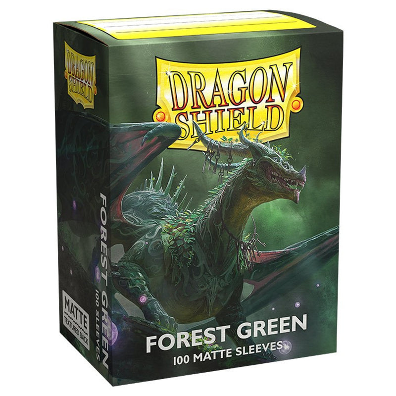 Dragon Shield Matte Sleeves - Forest Green (100 count)