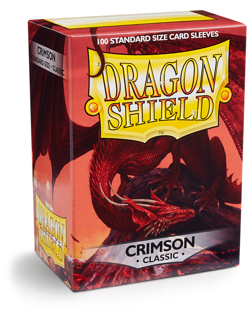 Crimson Classic Dragon Shields (100)