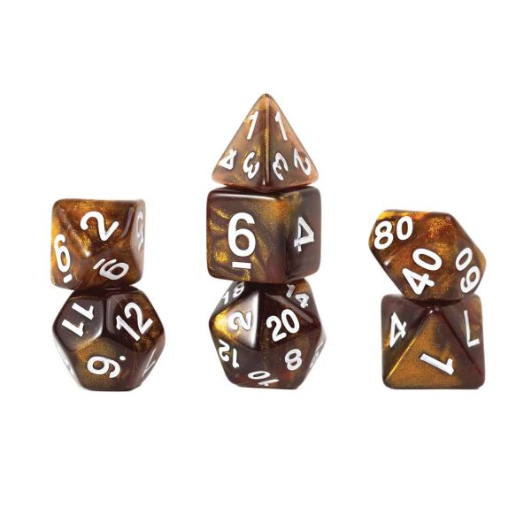 RPG Dice Set (7): Treasure Series - Topaz