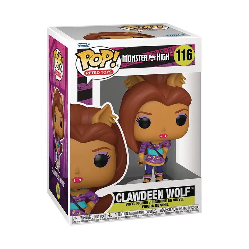 Pop Monster High Clawdeen Wolf Vinyl Figure