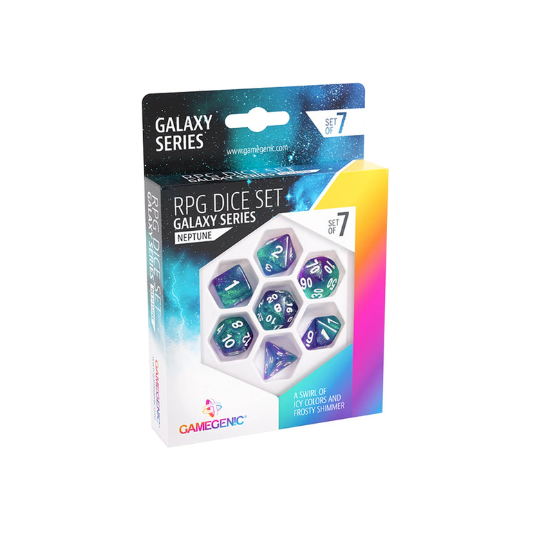 Galaxy Series - Neptune - RPG Dice Set (7 count)